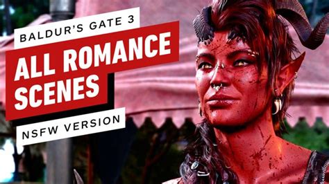 all romance scenes bg3|baldur's gate 3 explicit content.